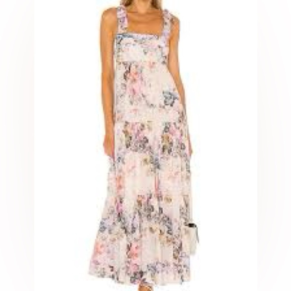 Zimmermann Brighton Tie Shoulder Dress